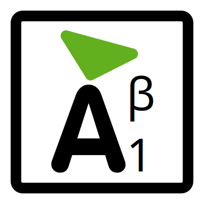 Subscript-superscript clipart