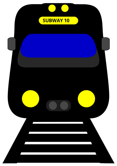 Subway 10 clipart