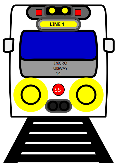 Subway 14 clipart