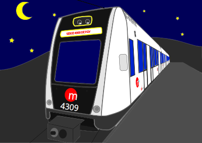 Subway 4309 clipart