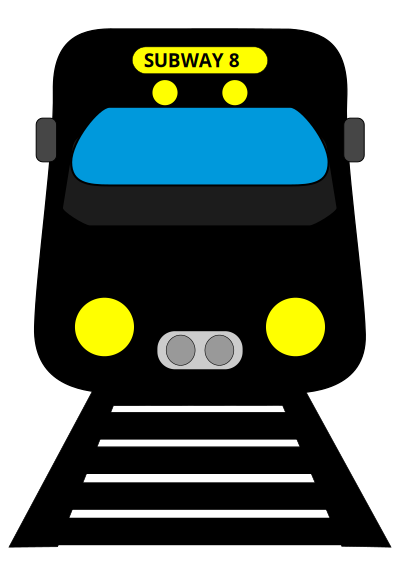 Subway 8 clipart