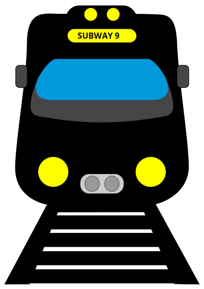 Subway 9 clipart