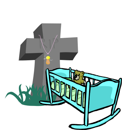 Sudden infant death syndrome clipart