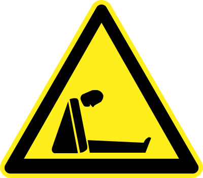 Suffocation (Asphyxiation) Warning Sign clipart