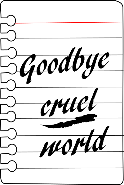 Suicide Note clipart