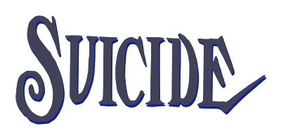 Suicide - Text clipart