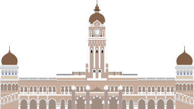 Sultan Abdul Samad Building, Kuala Lumpur clipart