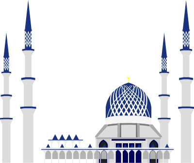 Sultan Salahuddin Abdul Aziz Shah Mosque, Shah Alam clipart