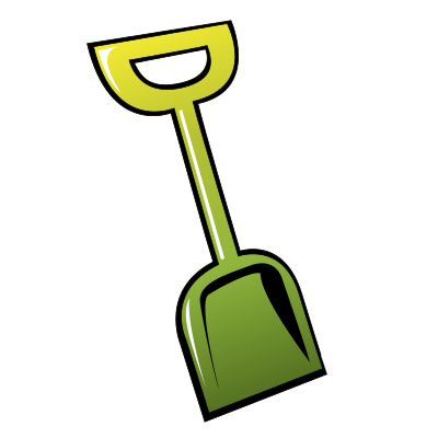 Summer Shovel clipart