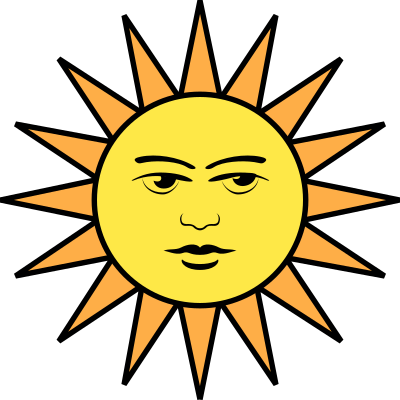 Sun 3 clipart