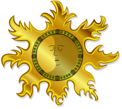Sun and Moon clipart