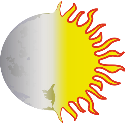 Sun-and-moon clipart
