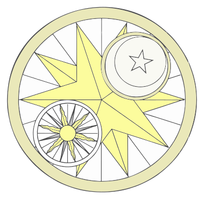 Sun And Moon Design clipart