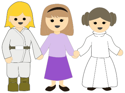 Sun Battles Girls clipart