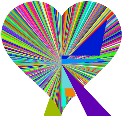 Sunburst Heart 2 clipart