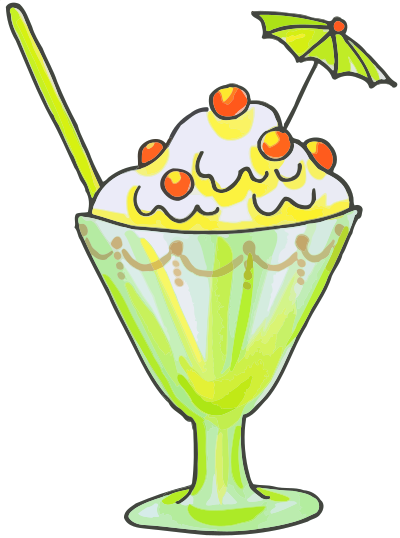 Sundae 4 clipart