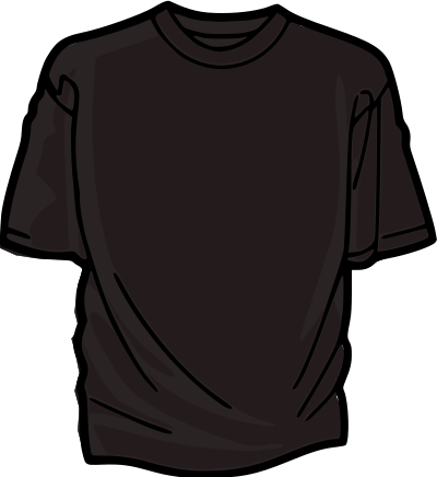 T-Shirt-black-01 clipart