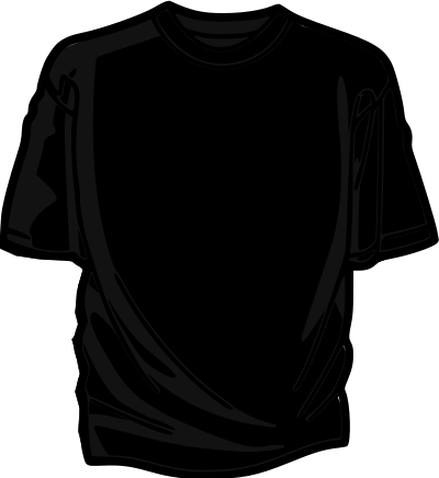 T-Shirt-black-02 clipart