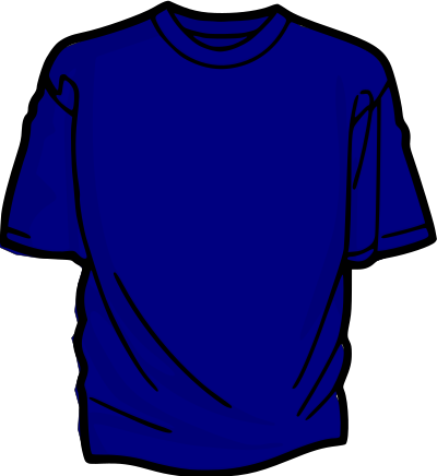 T-Shirt-blue clipart