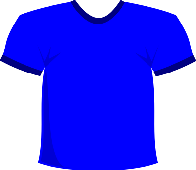 T-Shirt Blue clipart