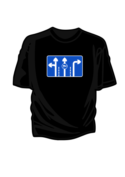 T-shirt mushroom rad sign clipart
