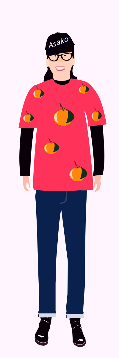 T-shirt -orange 04 clipart
