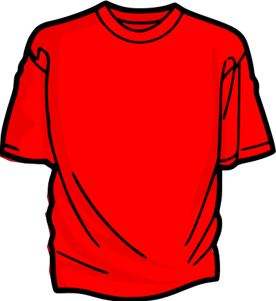 T-Shirt-red clipart
