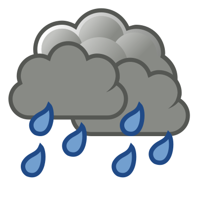 Tango weather showers scattered clipart