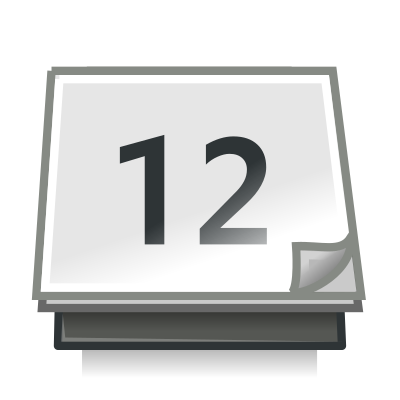 Tango x office calendar clipart