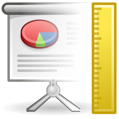Tango x office presentation template clipart