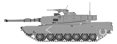 Tank Profile Illustration clipart