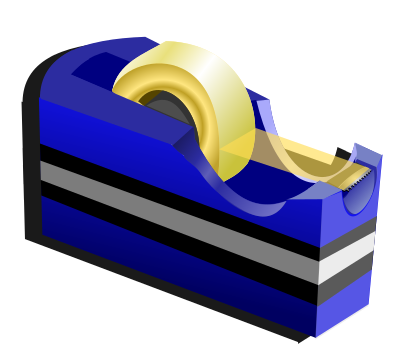 Tape dispencer clipart