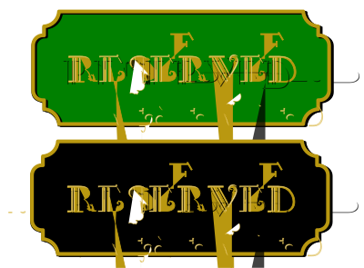 Targa reserved clipart