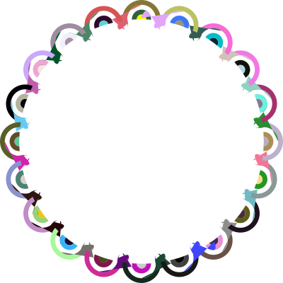 Target frame 2 (colour) clipart