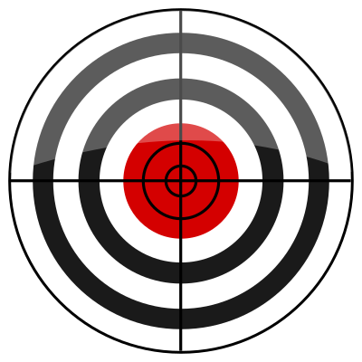 Target icon clipart