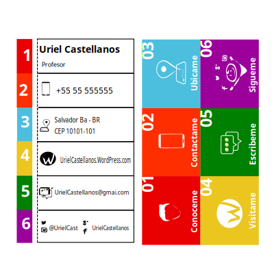 Tarjeta de Presentación clipart