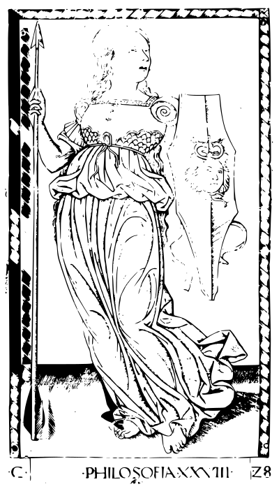 Tarocchi Philosofia clipart