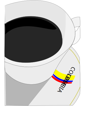 Tasa de cafe clipart