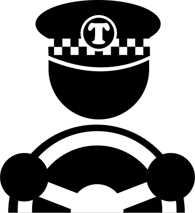 Taxi driver clipart