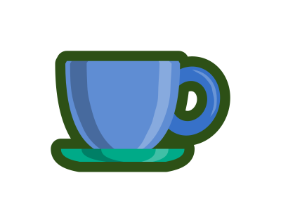 Tea service - cup clipart