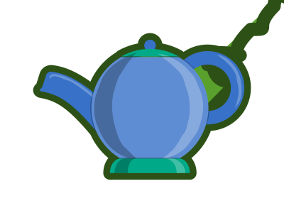 Tea service - pot clipart