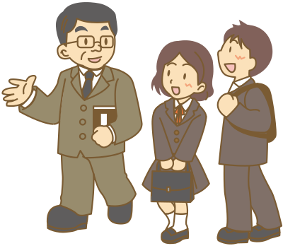 Teacher and Students (#2) clipart