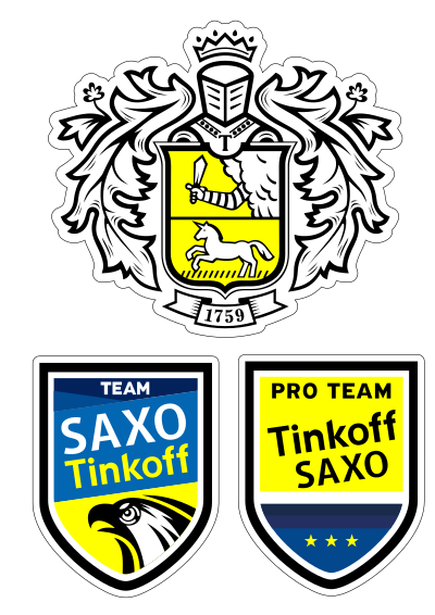 TeamSaxoTinkoff old-type clipart