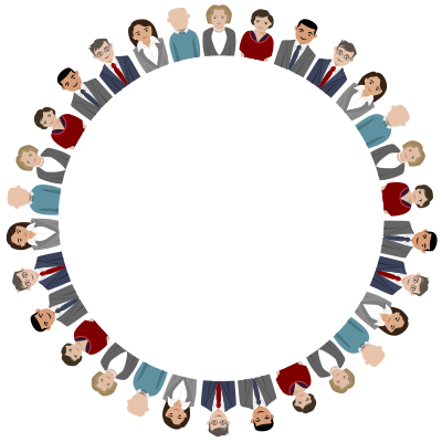 Teamwork Frame clipart