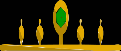 Teardrop crown clipart