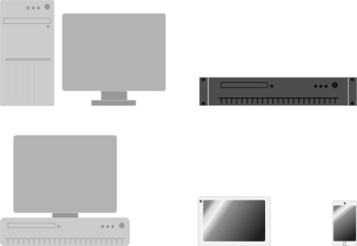 Tech set clipart