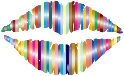 Technicolor Lips 2 clipart
