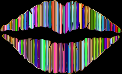 Technicolor Lips 7 clipart