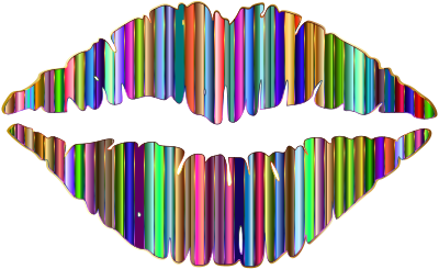 Technicolor Lips 7 No Background clipart
