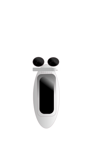 Techno robot clipart
